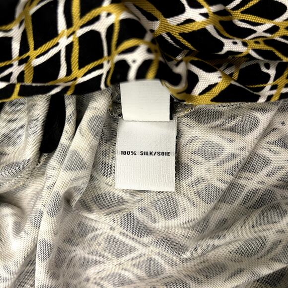 NWOT Diane Von Furstenberg New Julian Two Silk Wrap Dress Snake 3/4 Sleeve Midi - Picture 16 of 16